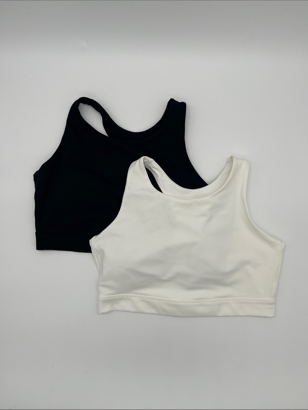 GAP Fit Black and White Racerback Sports Bras - Set of 2 NEW Without TAGS